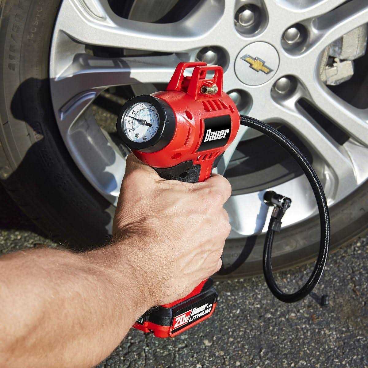 Bauer 20V Cordless 0-160 PSI Inflator - Image 4