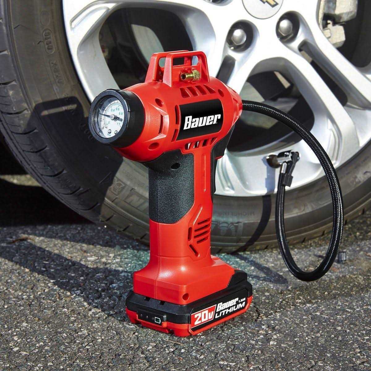 Bauer 20V Cordless 0-160 PSI Inflator - Image 5
