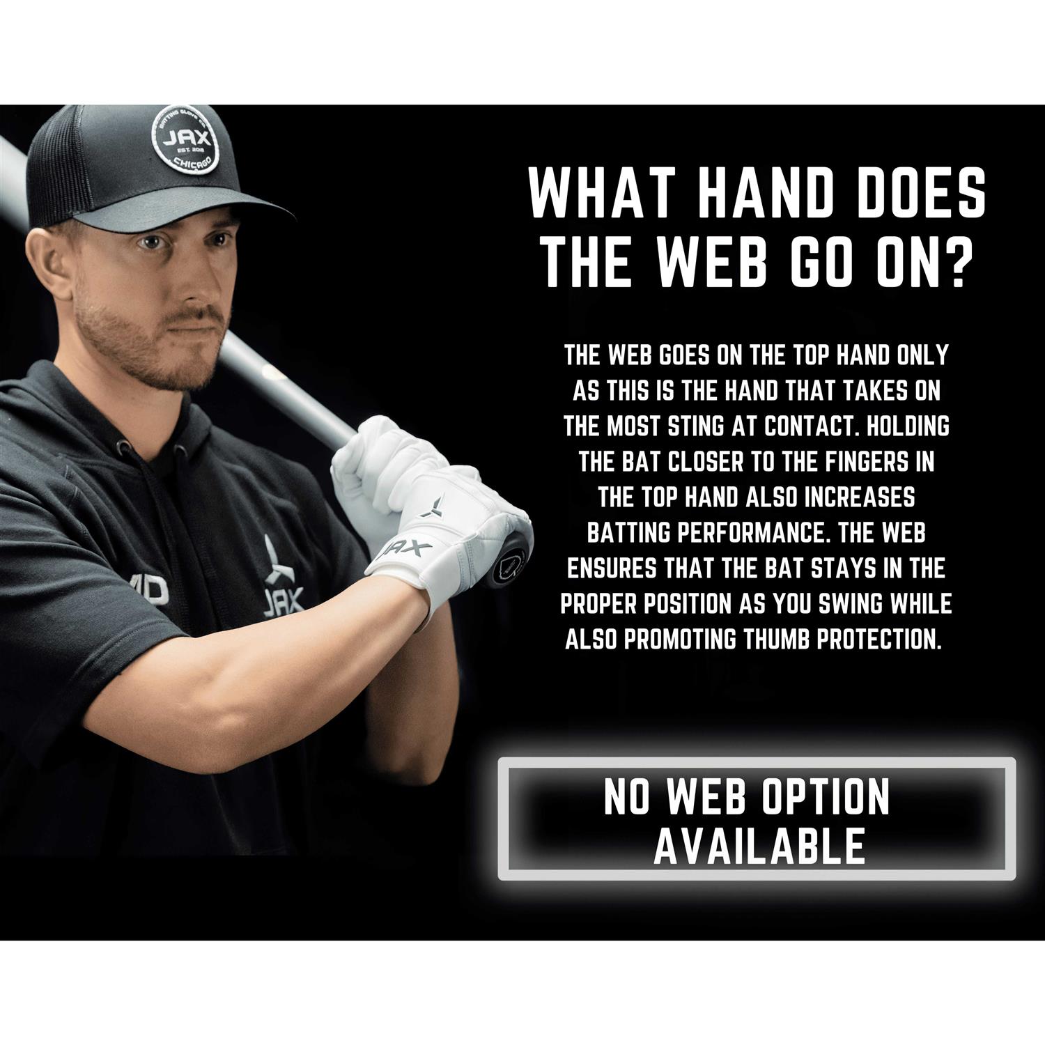 Jax Athletics Jax Model One Batting Gloves - Image 5