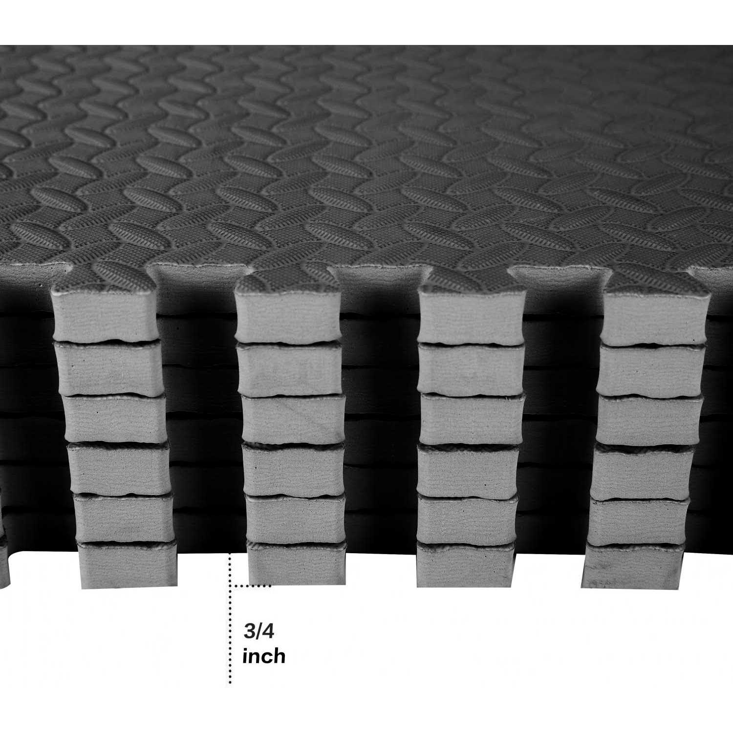 BalanceFrom Puzzle Exercise Mat with EVA Foam Interlocking Tiles - Image 3