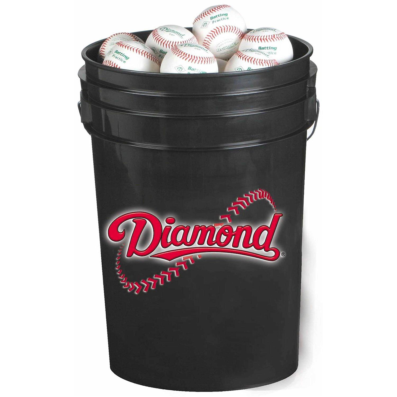 Diamond Bucket with 30 Baseballs