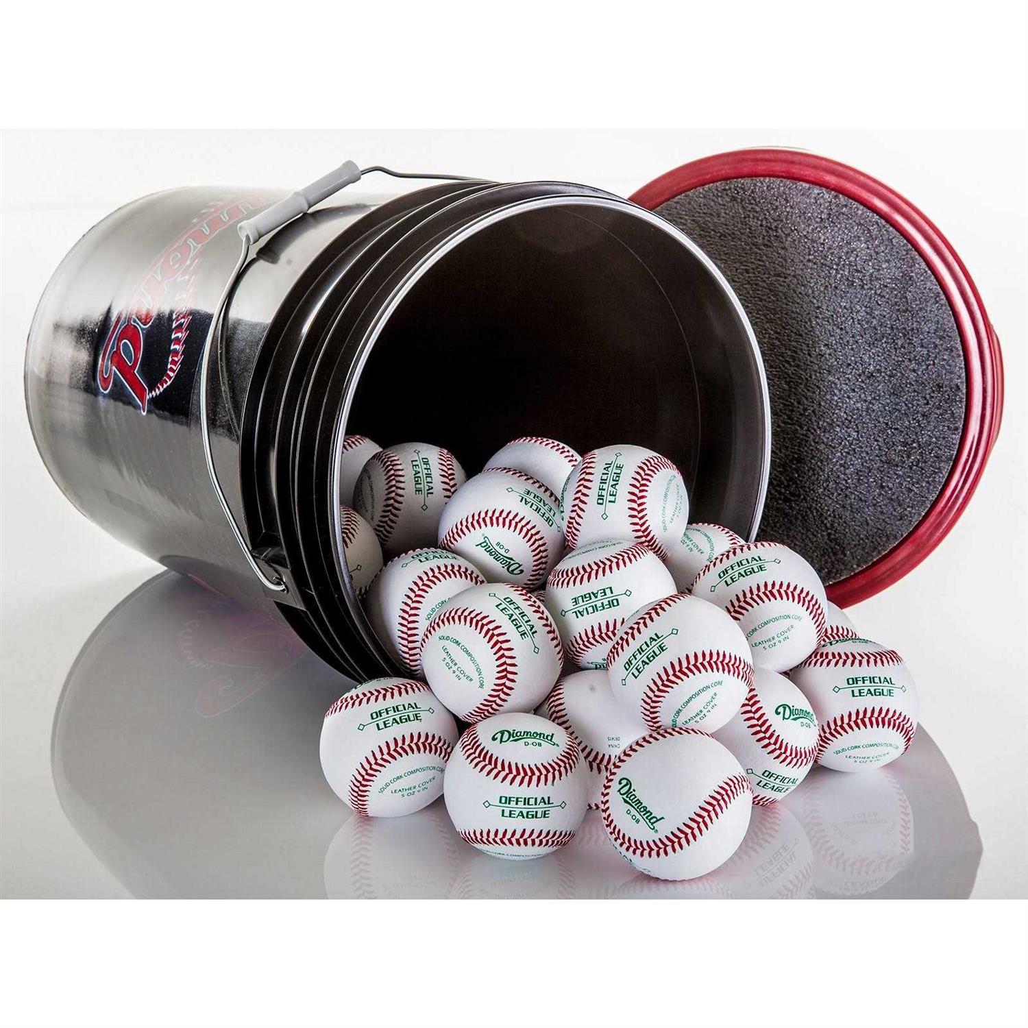 Diamond Bucket with 30 Baseballs - Image 2