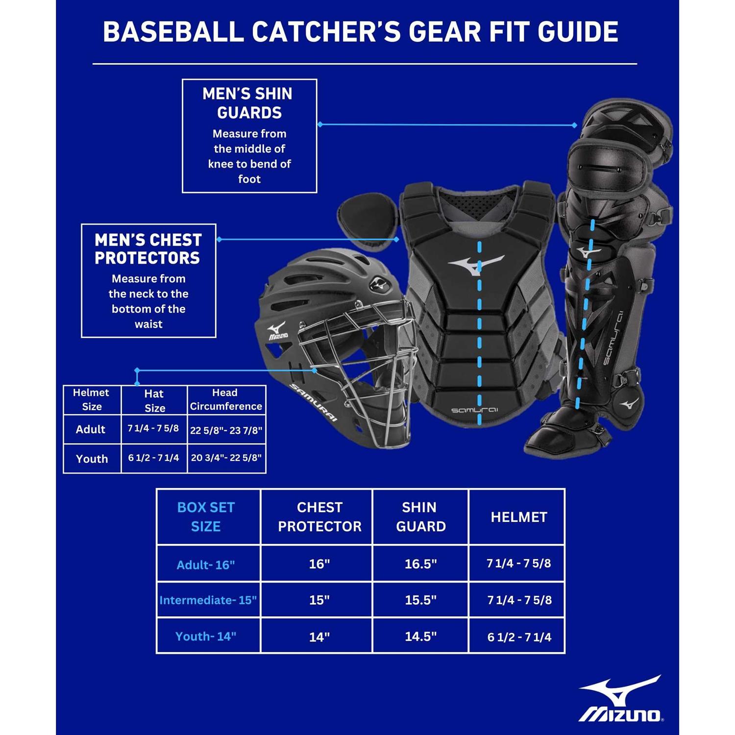 Mizuno Samurai Baseball Catcher&s Gear Set - Image 2