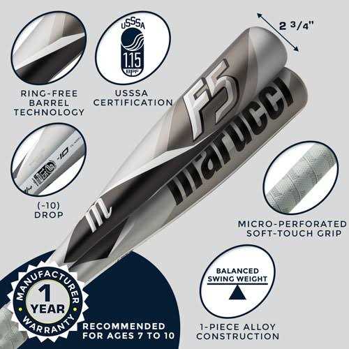 Marucci F5 Baseball USSSA Bat - Image 2
