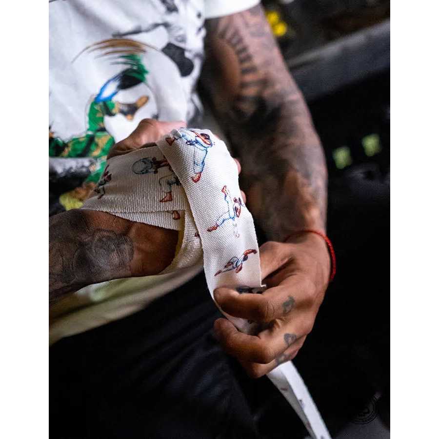 Superare x Street Fighter Hand Wraps for Boxing Gloves Ryu Akuma - Image 3