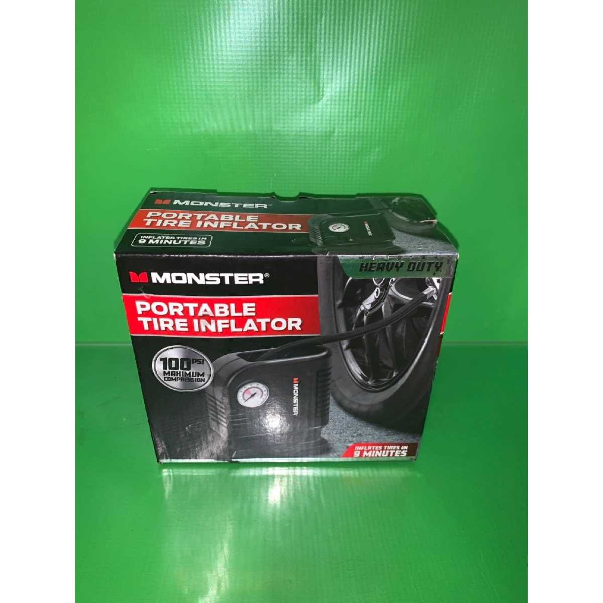 Monster 100 PSI Compact Tire Inflator - Image 3