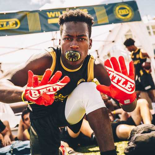 Battle Ultra Stick Football Gloves - Image 5