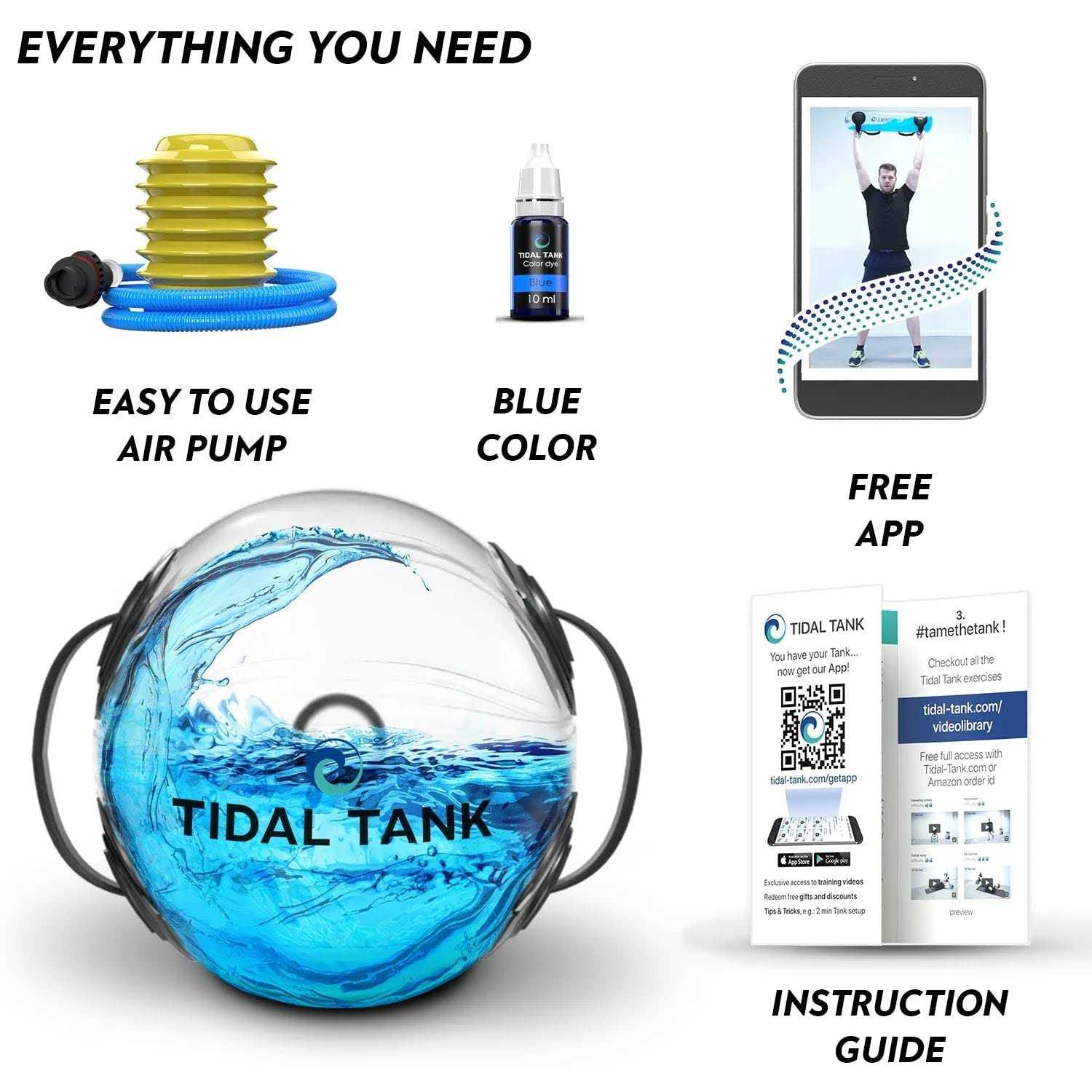 Tidal Tank Original Aqua Bag Instead of sandbag Training Power Bag with Water Weight - Image 5