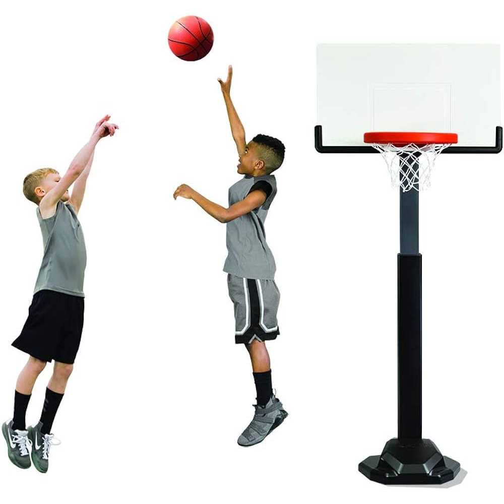 Alternative view of Huplay Pro Adjustable Basketball Set Huplay