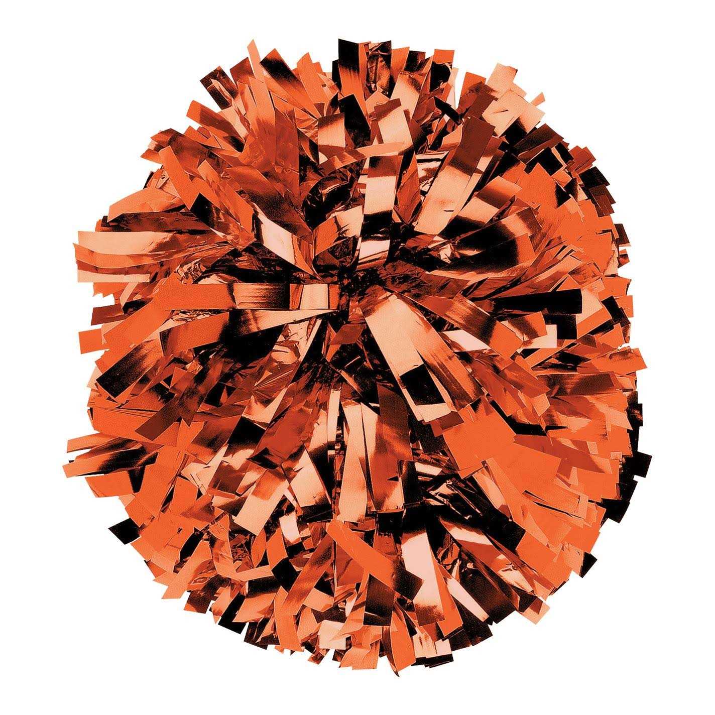 Chassé Metallic Cheerleading Poms Shiny Metallic Cheer Pom with Baton Handle for Dance Sports Celebrations - Image 3