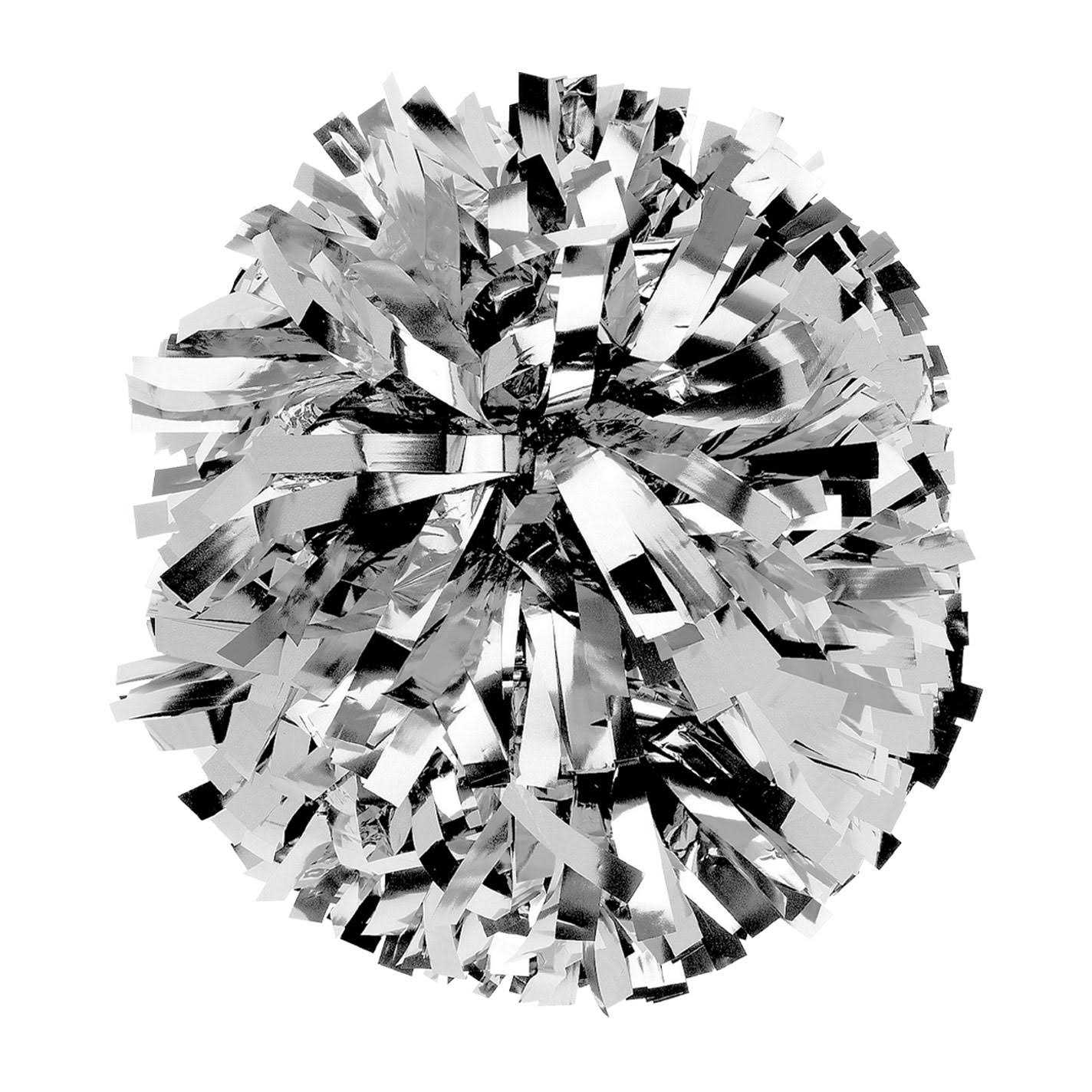 Chassé Metallic Cheerleading Poms Shiny Metallic Cheer Pom with Baton Handle for Dance Sports Celebrations - Image 5