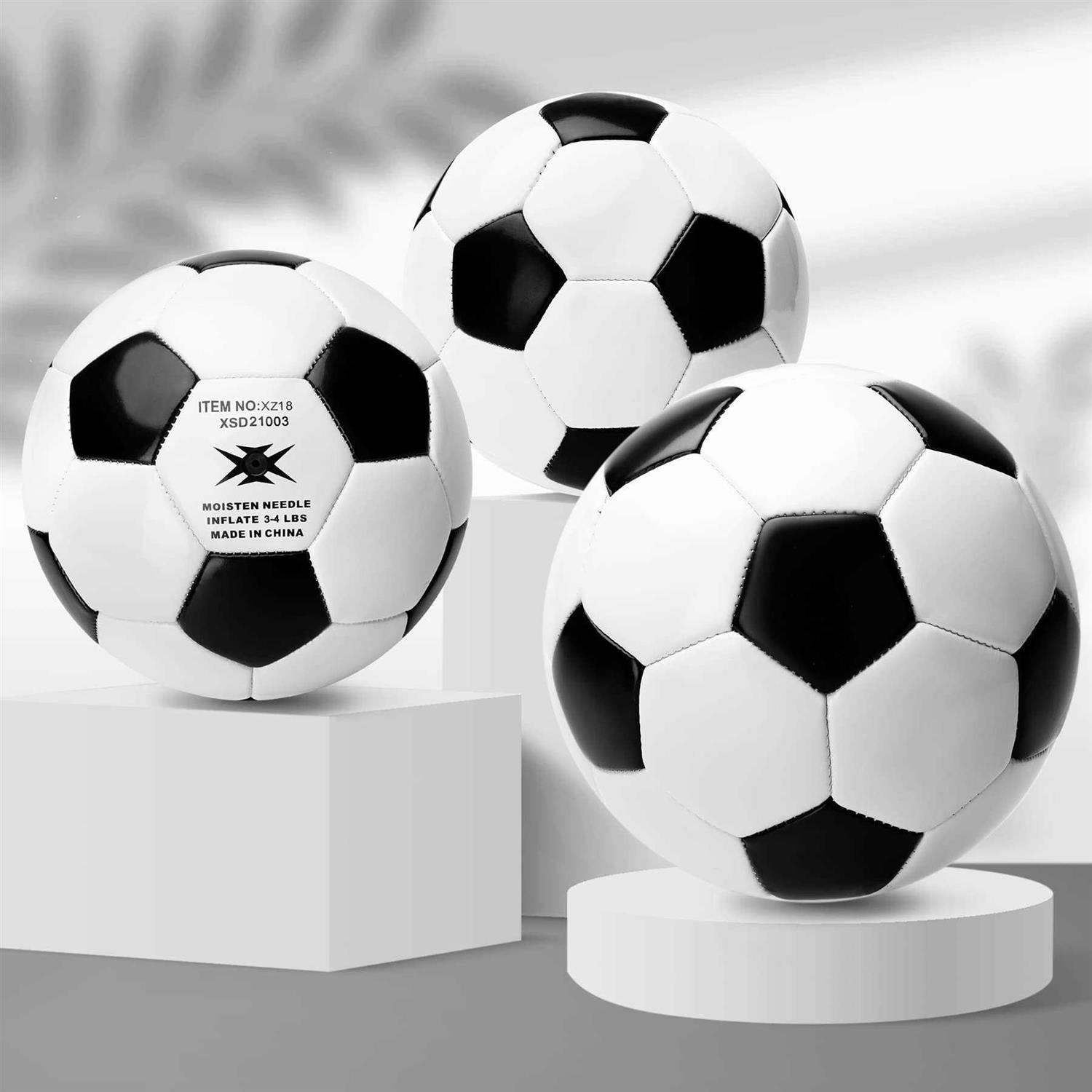 Alternative view of Innotoys Kids Soccer Ball Size 3 classic black white Toddler Soccer Ball