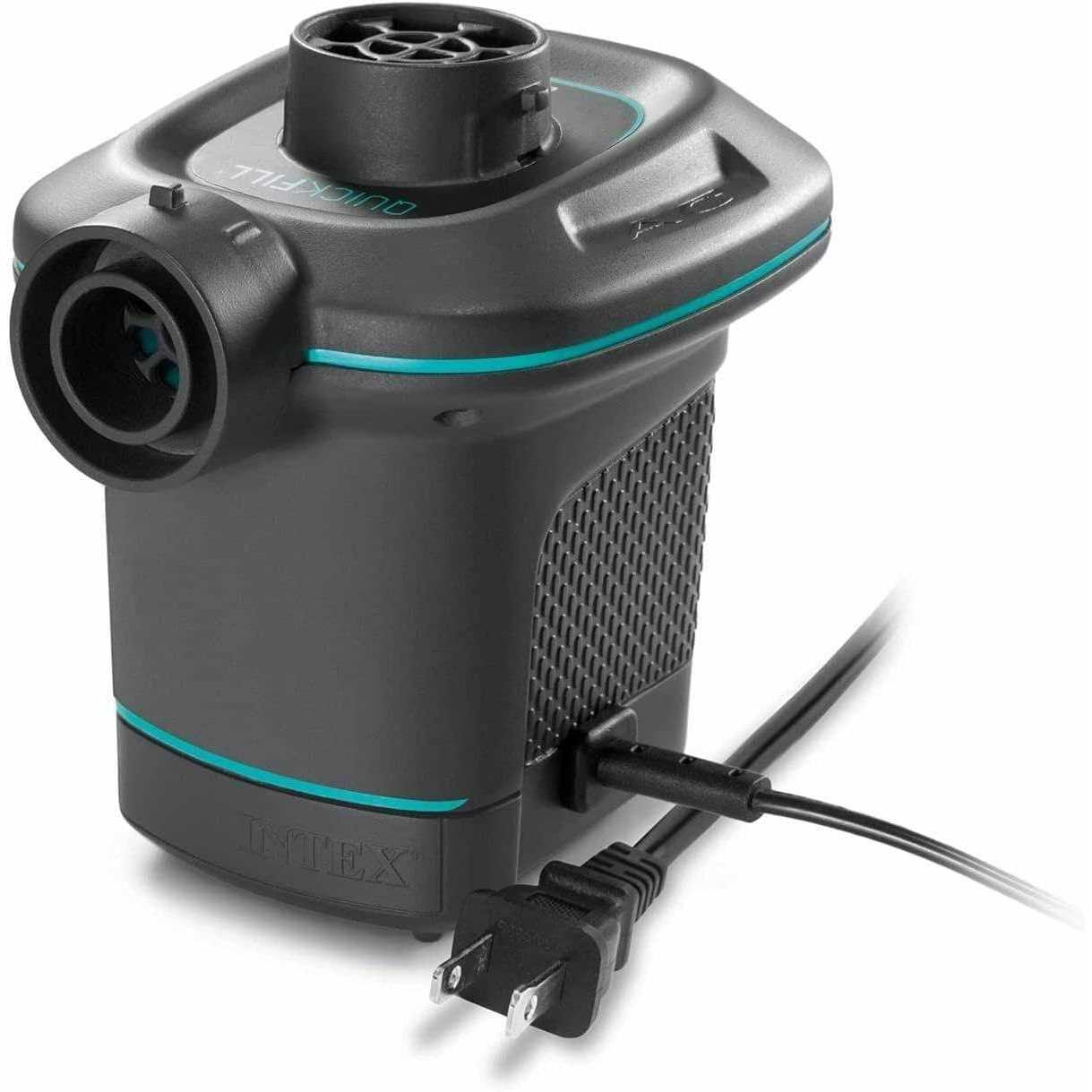 Intex Black Electric Air Pump 120 V Standard Electric Plug