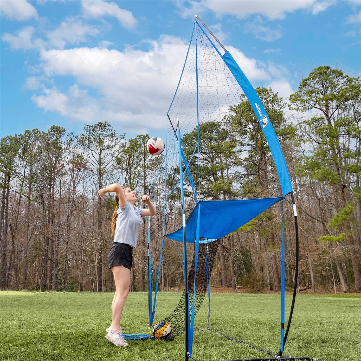 ANYTHING SPORTS Volleyball Training Equipment Practice Net Station - Image 3