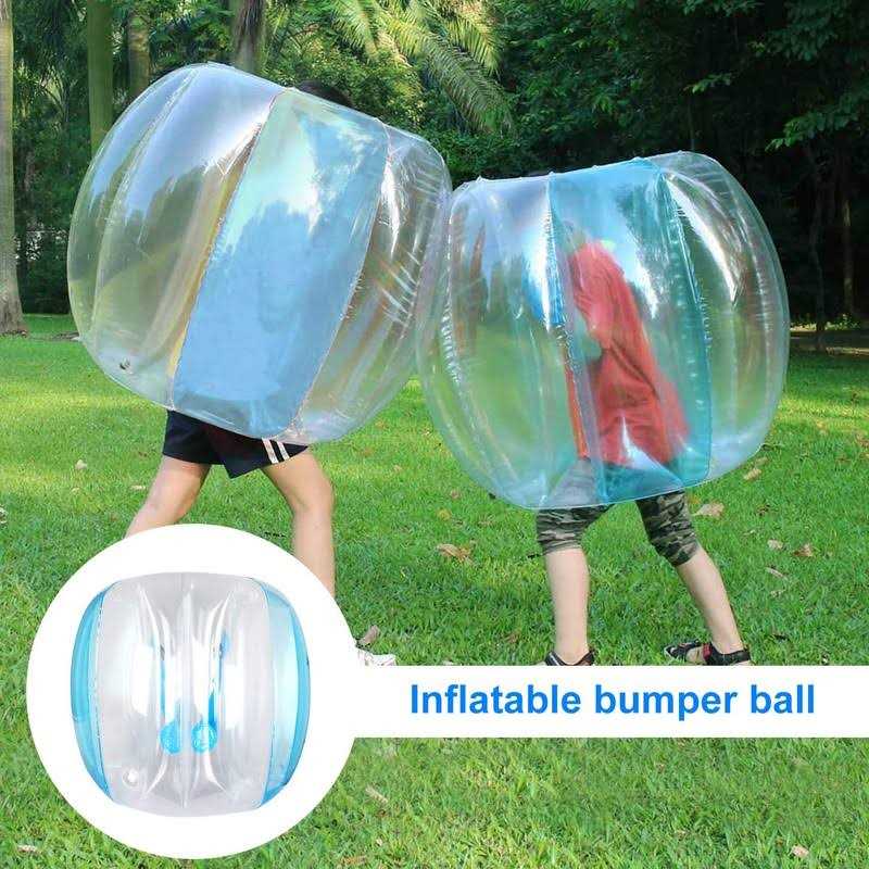Wodesid Inflatable Bumper Bubble Soccer Balls for Adults Sumo Football Bumper Ball Zorb Giant Human Hamster Ball Body for Outdoor Team Gaming Play - Image 4