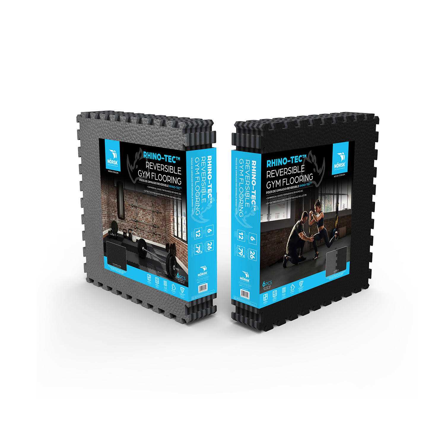 Norsk Rhino-Tec Reversible Gym Flooring
