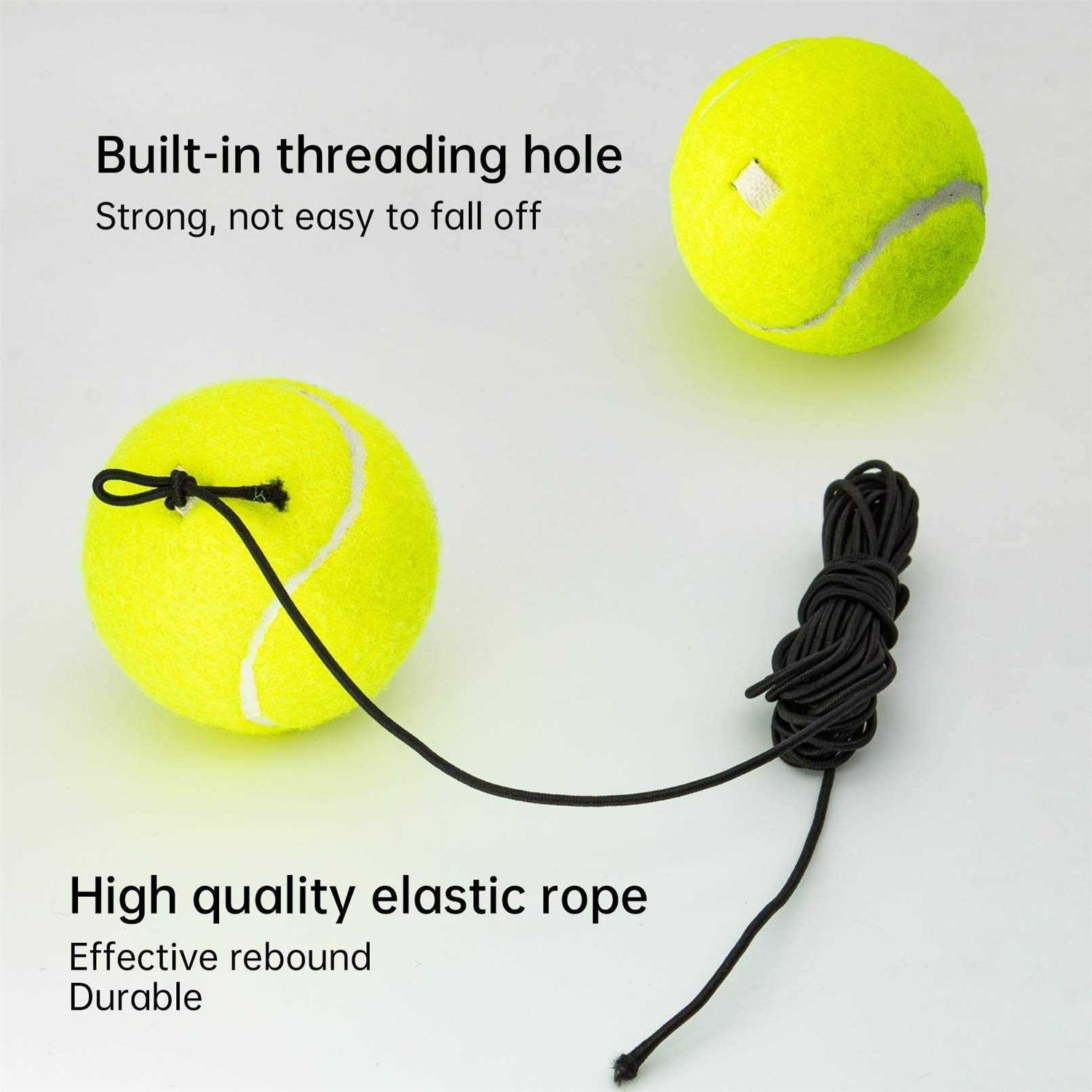 JHT CHEGIF Tennis Trainer Rebound Ball with 2 String Balls Solo Tennis Training Equipment for Self-Pracitce - Image 4