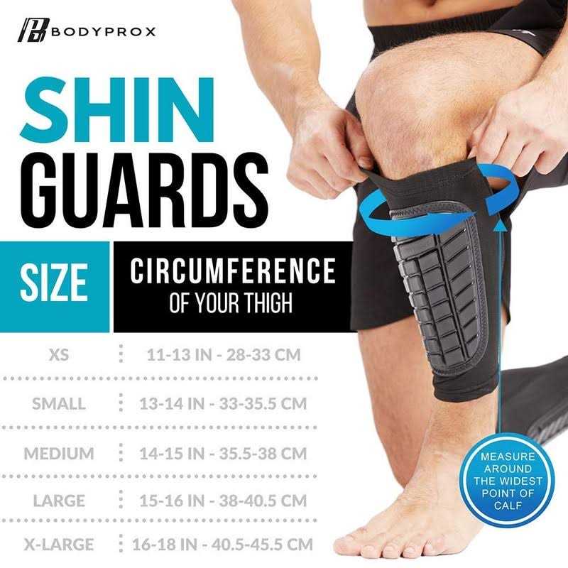 Bodyprox Soccer Shin Guards Sleeves for Men, Women and Youth - Image 3
