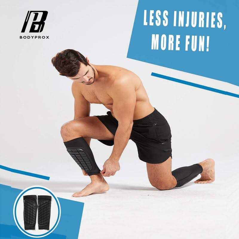 Bodyprox Soccer Shin Guards Sleeves for Men, Women and Youth - Image 5