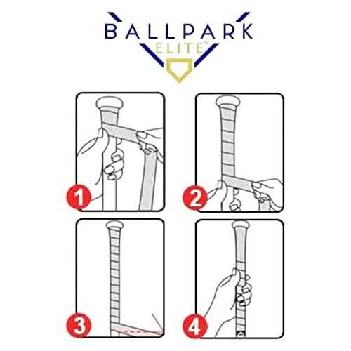 Ballpark Elite Bat Grip Tape for Baseball/Softball 1.10 MM Precut Baseball Bat Grip Replacement - Image 3