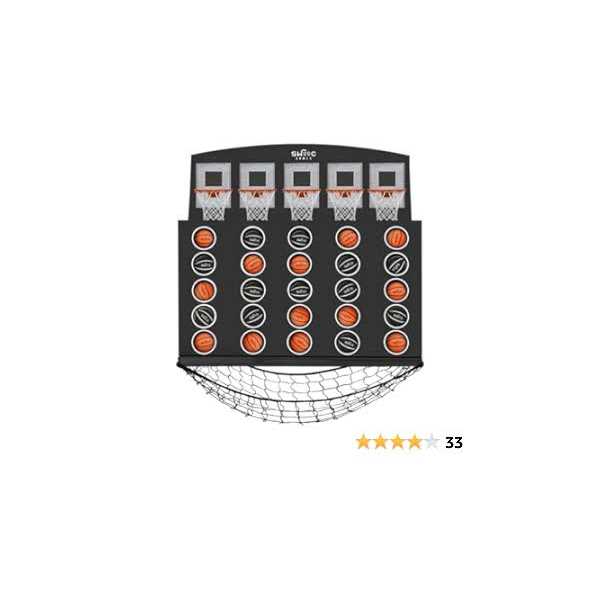 Low Post Lineup Wall Mounted Basketball 4 in a Row SWOOC - Image 2