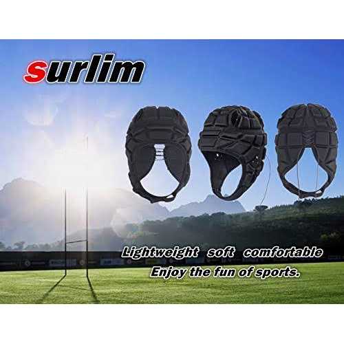 Surlim Rugby Helmet Headgear for Soccer Scrum Cap Soft Helmet Youth - Image 4