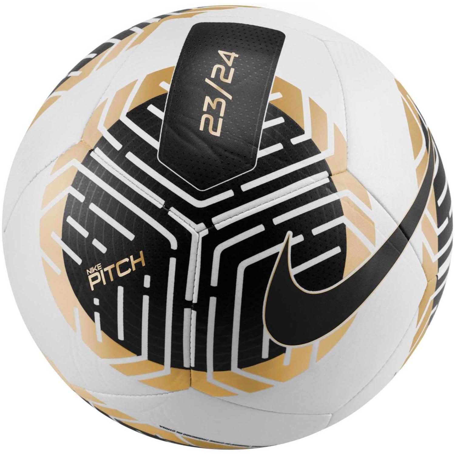 Nike Pitch 2023/24 Ball White/Black/Gold - Image 5