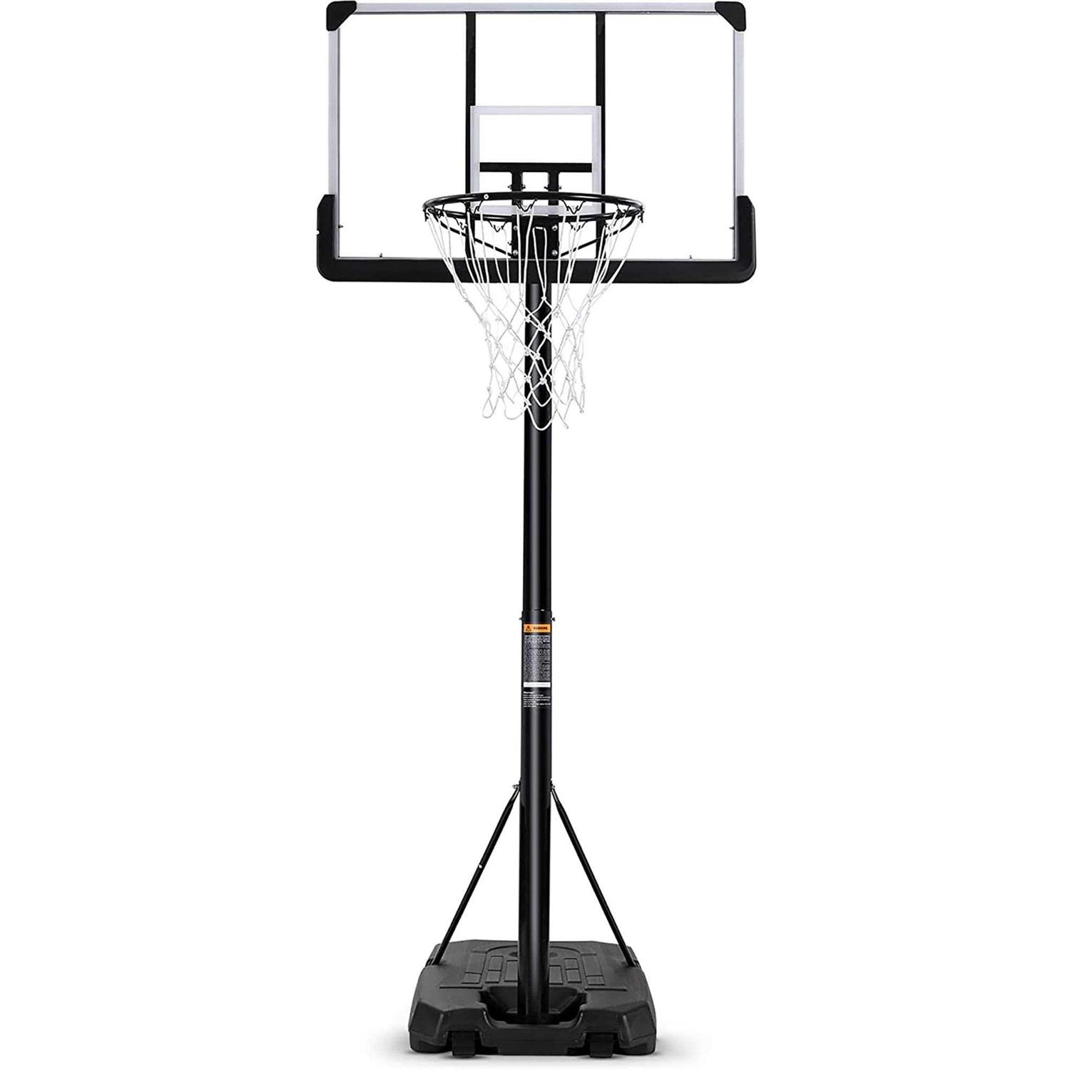 MaxKare Portable Basketball Hoop Goal Basketball Hoop System Height Adjustable 7 ft. 6