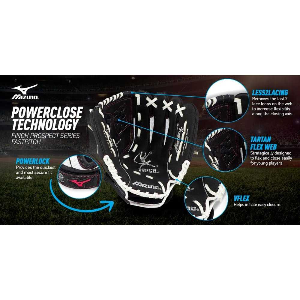 Alternative view of Mizuno Prospect Finch Series Youth Softball Glove