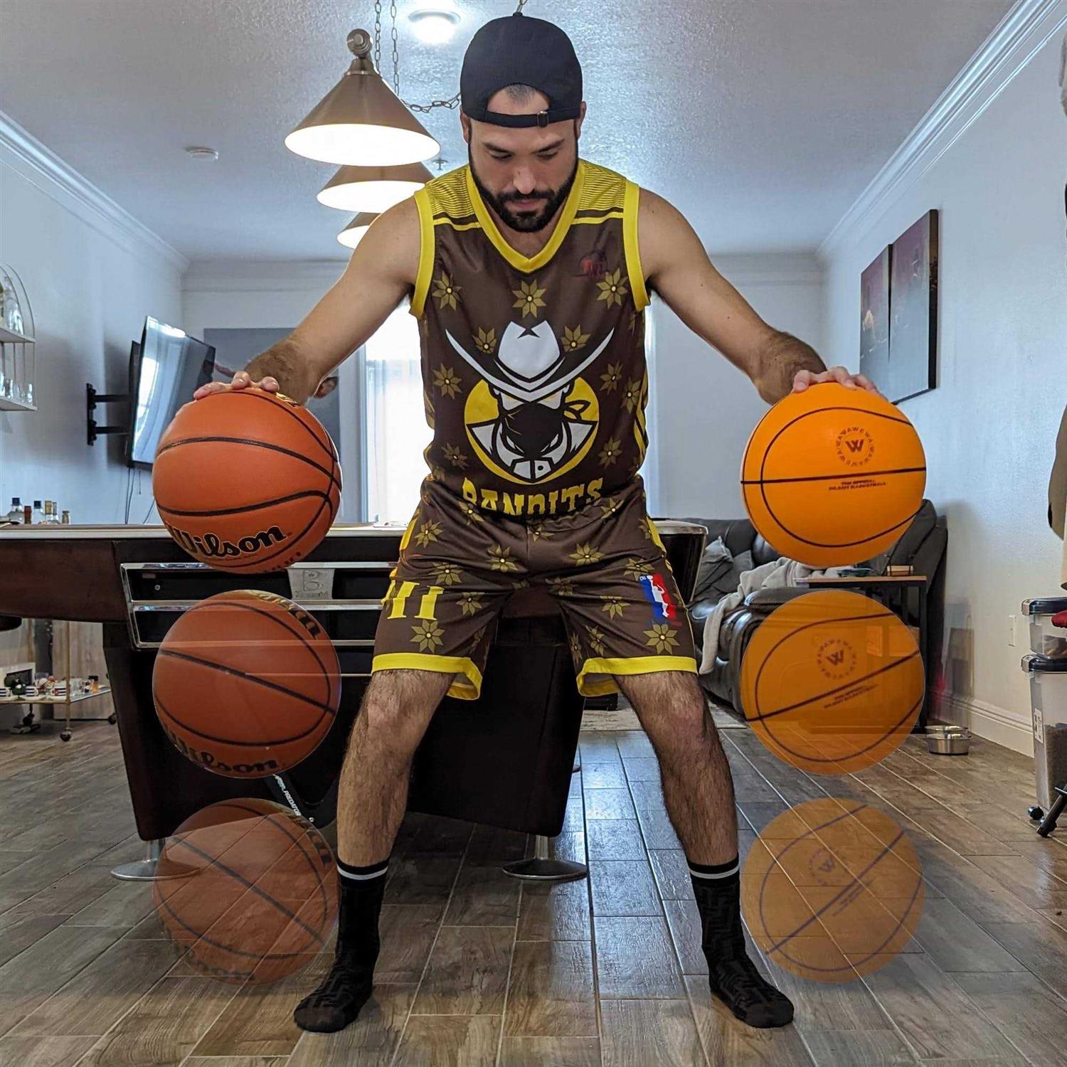 WAWAWEWA The Official Silent Basketball Size 7 Silent Basketball Dribbling Indoor - Image 5