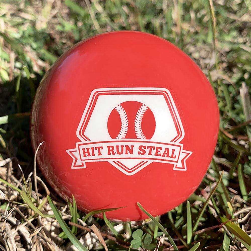 Hit Run Steal Weighted Practice Balls for Baseball and Softball Batting Practice - Image 4