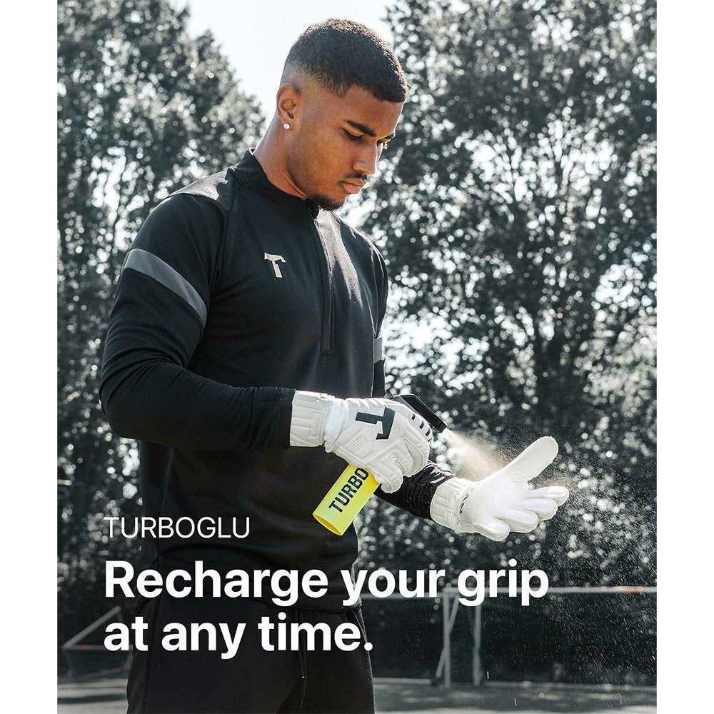 T1tan Classic 1.0 White-Out Goalkeeper Gloves Without Finger Protection - Image 4