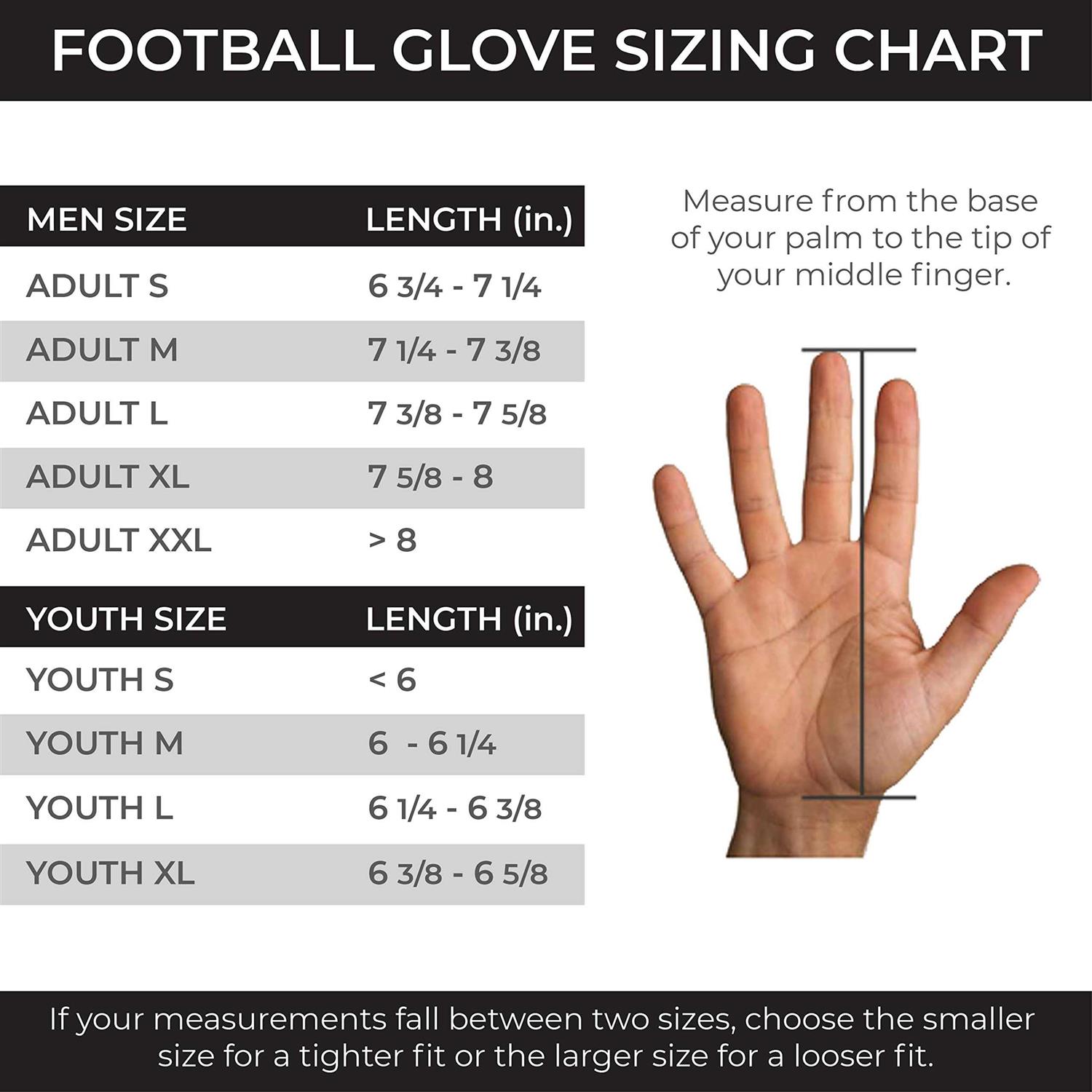 Battle Sports Adult Filthy Rich Football Receiver Gloves - Image 4