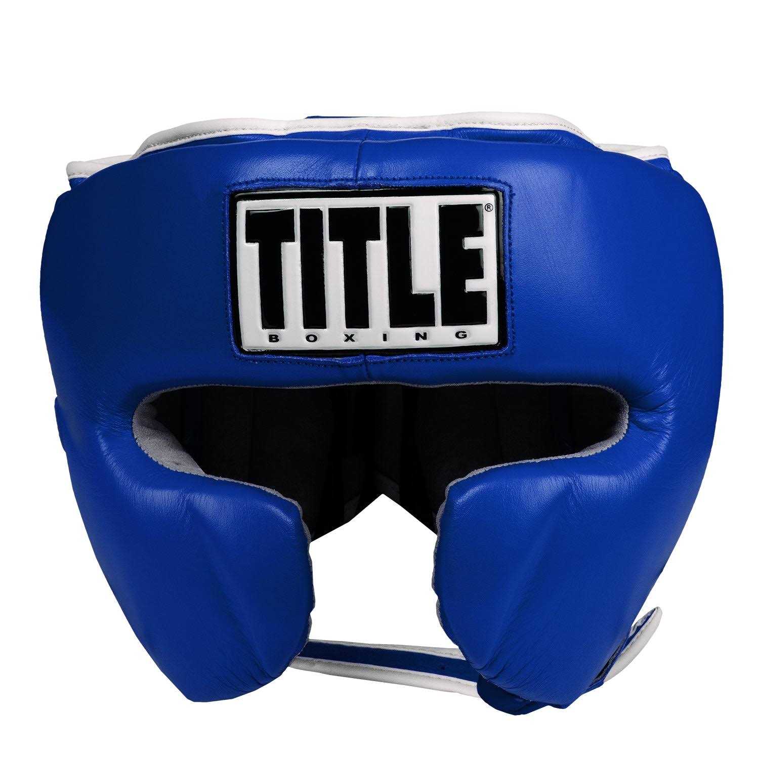 Title Boxing Leather Training Sparring Headgear - Image 3
