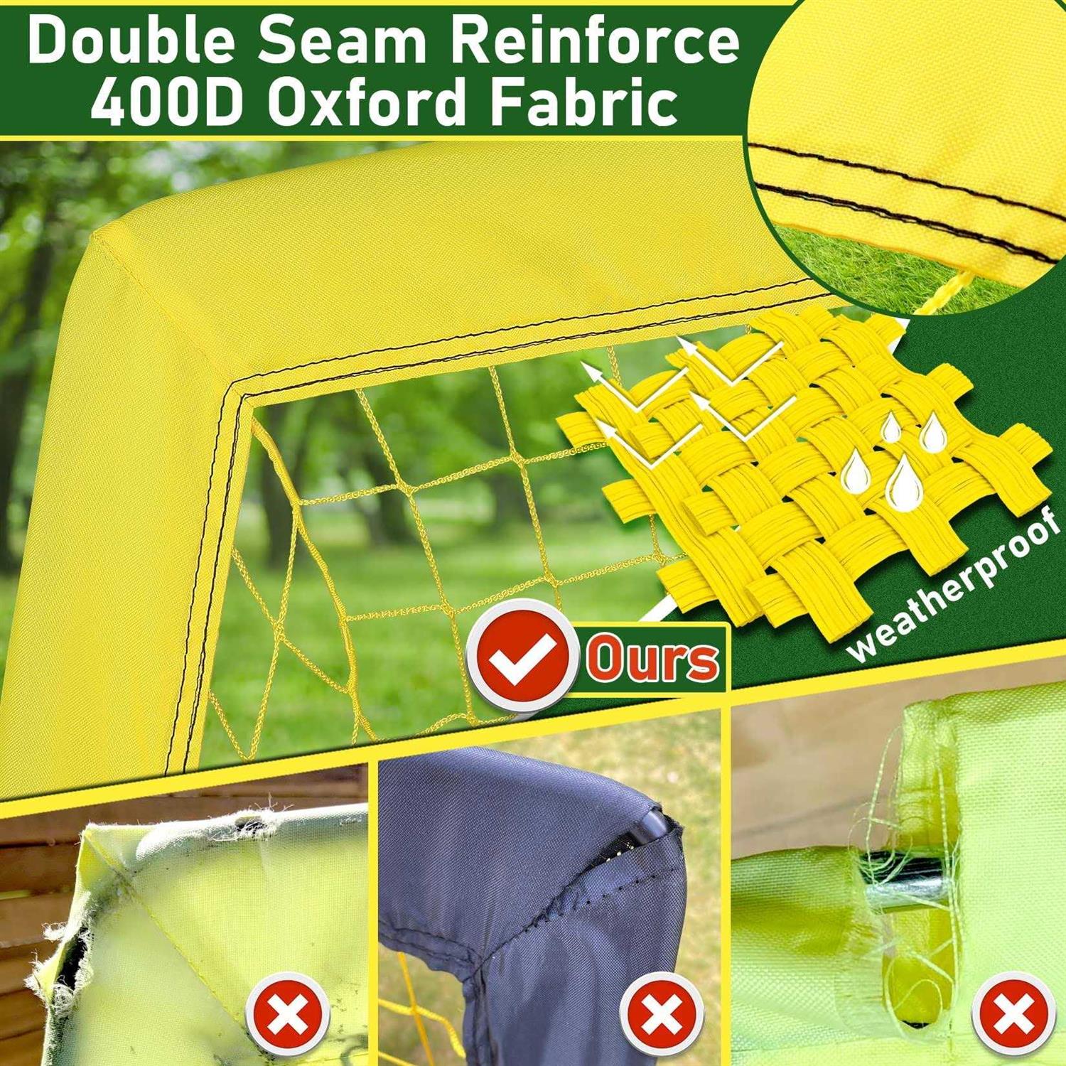 Happy Jump Soccer Goal Pop Up Foldable Soccer Net for Backyard - Image 5