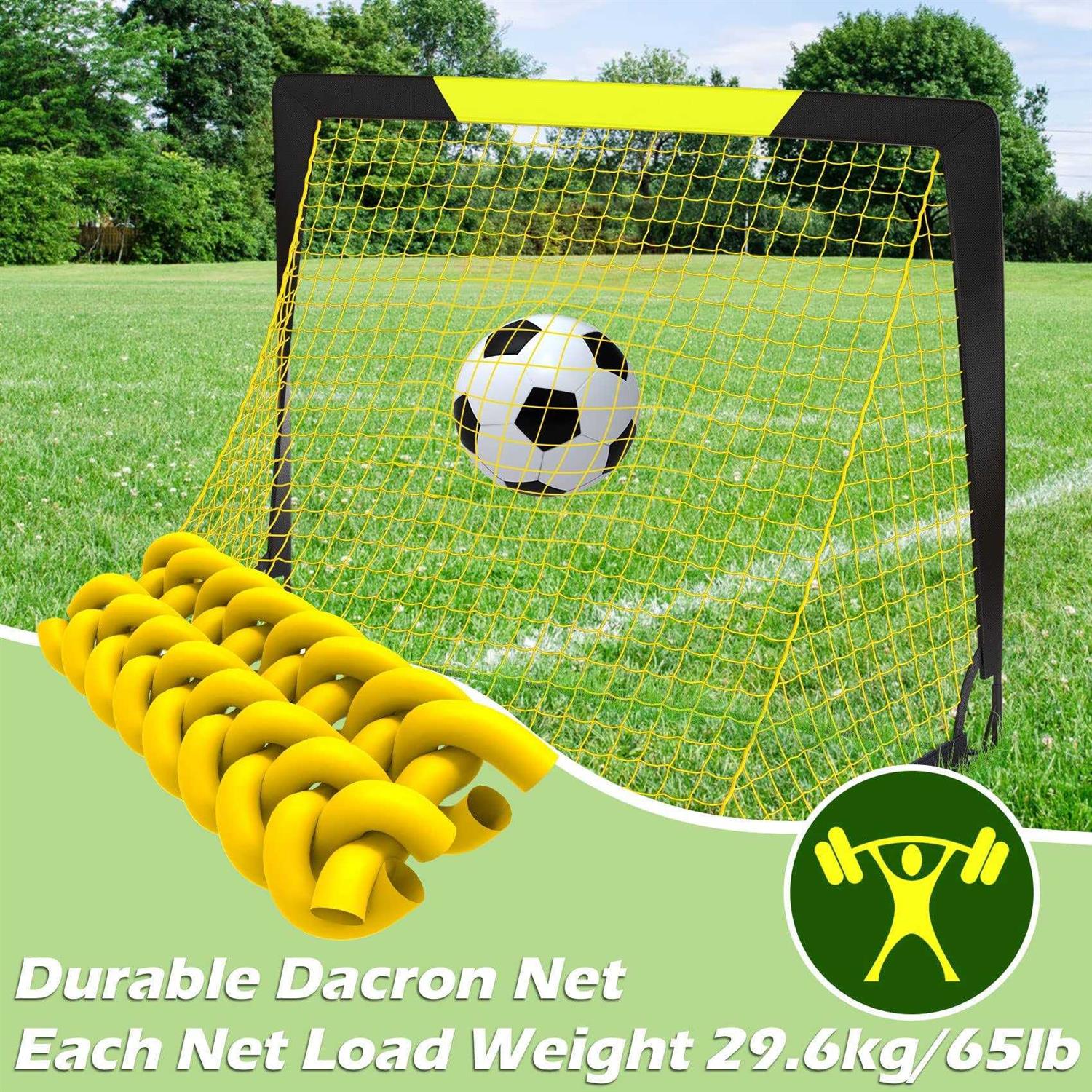 Happy Jump Soccer Goal Pop Up Foldable Soccer Net for Backyard - Image 3