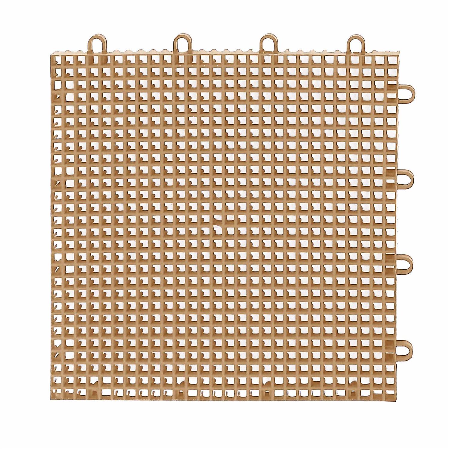 Alternative view of Outdoor Basketball Court 12 x 12 Plastic Interlocking Deck Tile FlooringInc