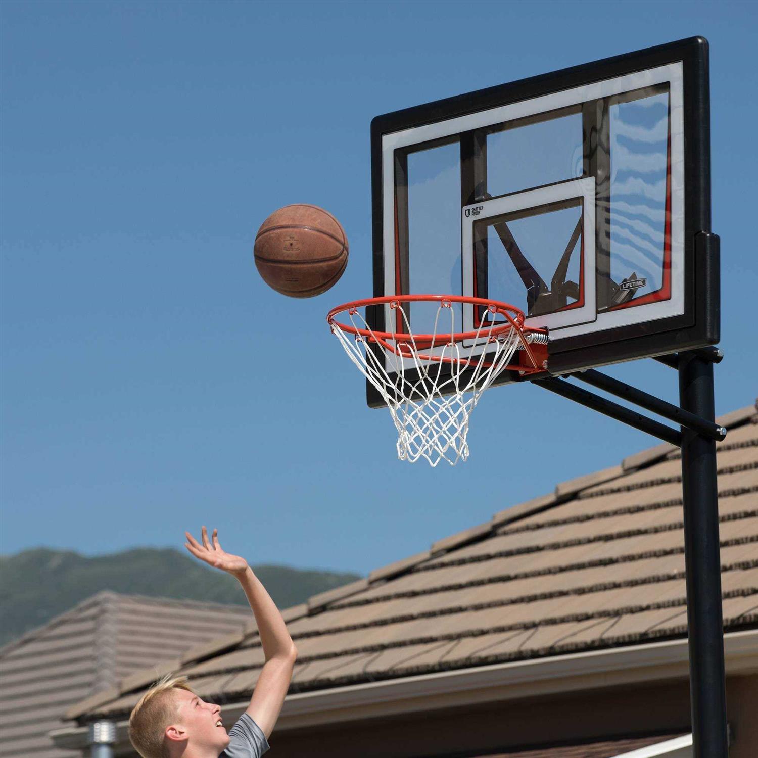 Lifetime 50 Adjustable In-Ground Basketball Hoop - Image 5