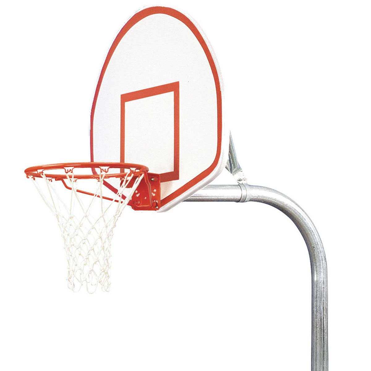 Bison PR29 3-1/2 Tough Duty Finished Aluminum Fan Playground Basketball System - Image 3