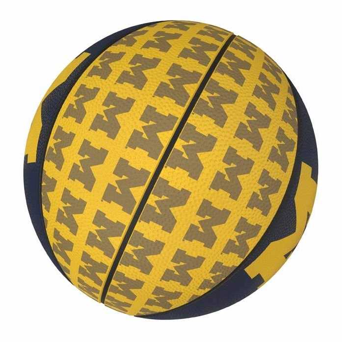 Logo Brands Repeating Logo Mini-Size Rubber Basketball - Image 2