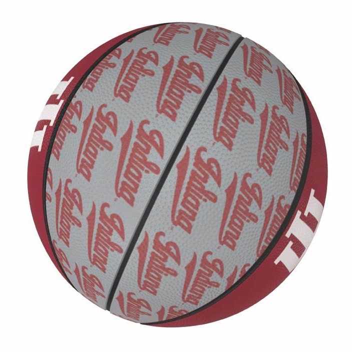 Logo Brands Repeating Logo Mini-Size Rubber Basketball - Image 2