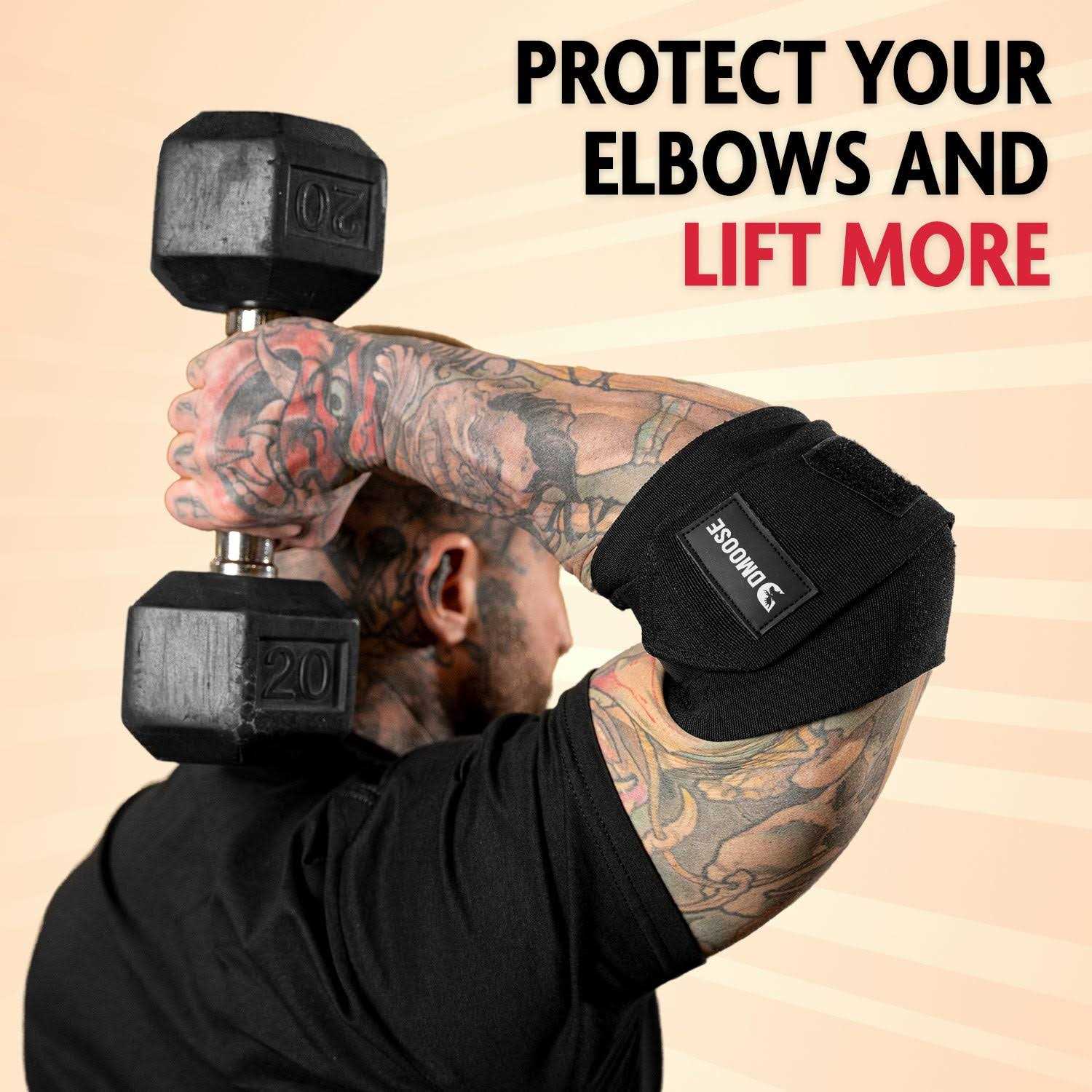 DMoose Elbow Wraps for Powerlifting - Image 5