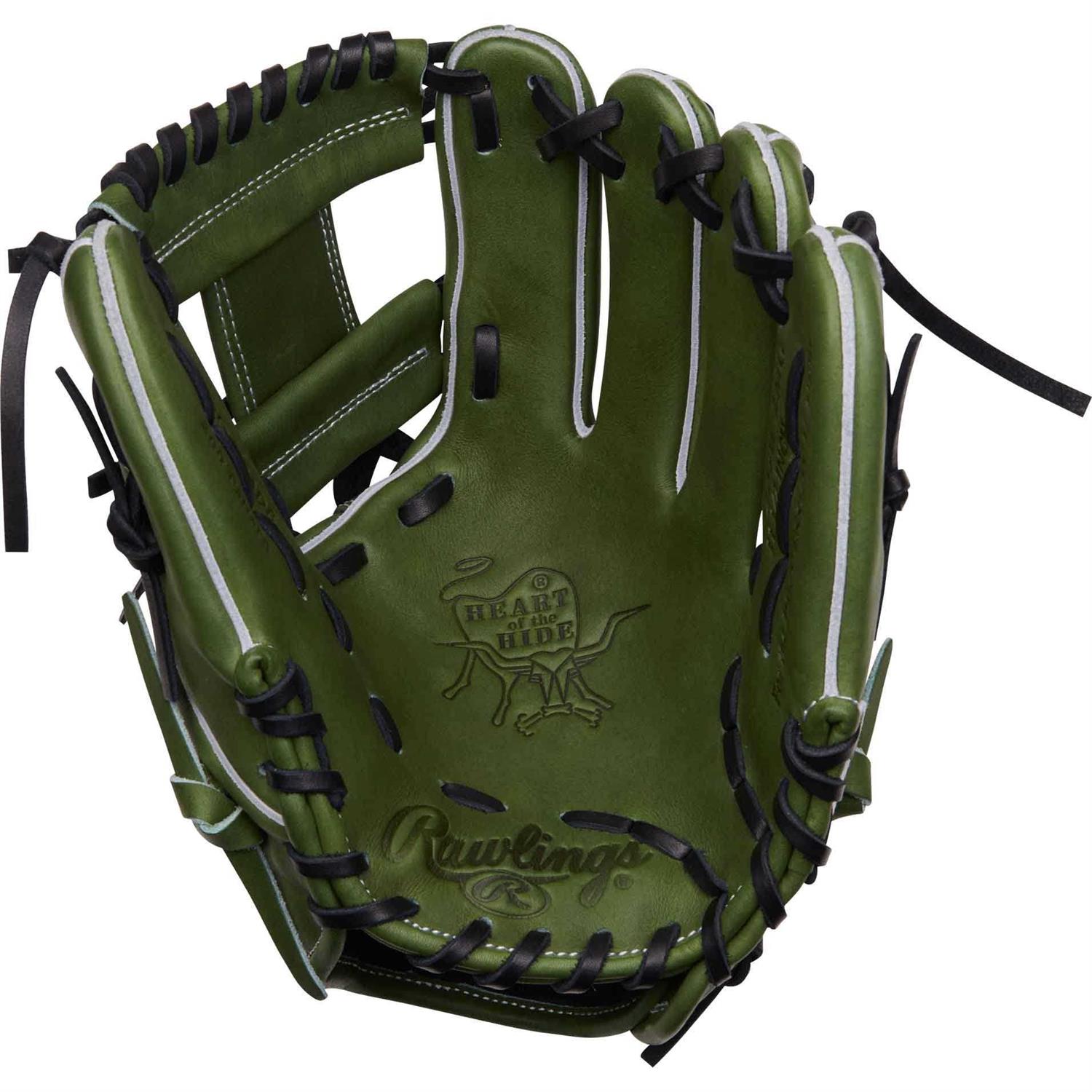 Rawlings Heart of the Hide Military Green Baseball - Image 2