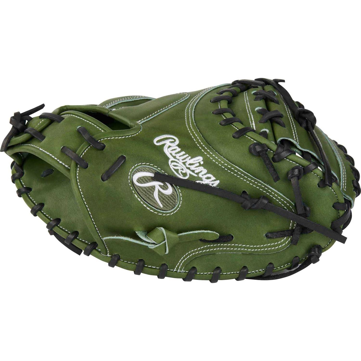 Rawlings Heart of the Hide Military Green Baseball - Image 3