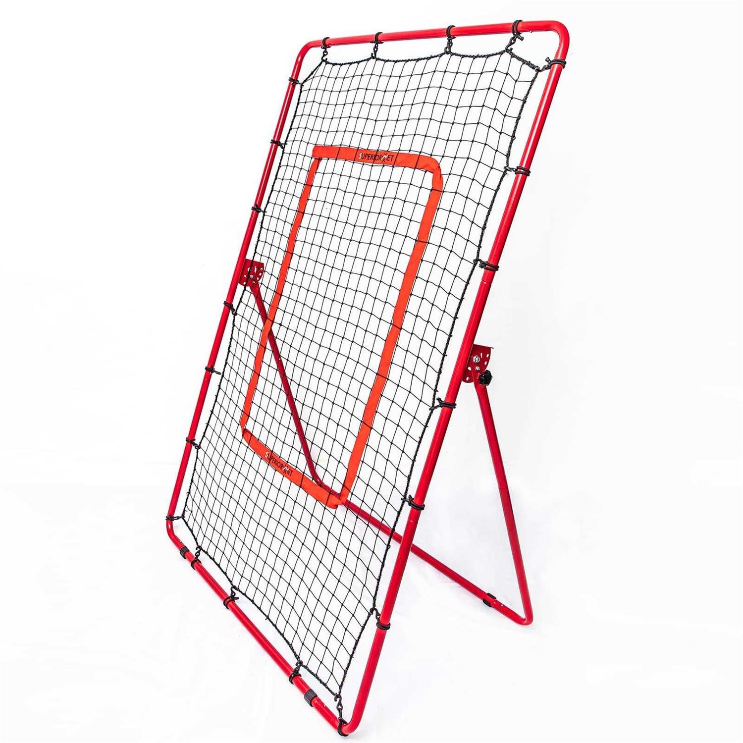 Superiornet Pitch Back Rebound Net, Adjustable Rebounder Trainer for Baseball, Softball and Lacrosse, Practice for Pitching, Throwing and Catching - Image 5