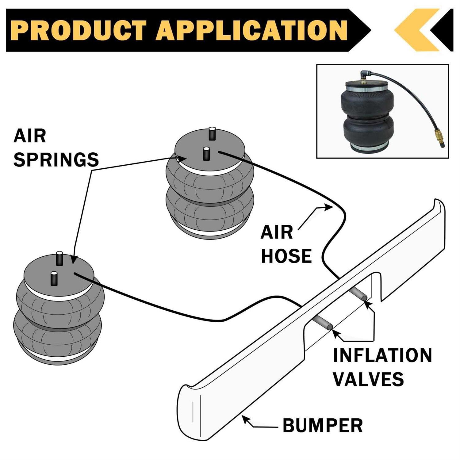 Cheemuii 1/4 Inflation Schrader Valve with Push to Connect for 1/4 OD Air Line Tubing and Air Spring Suspension for Semi Truck Trailer Tractor - Image 3