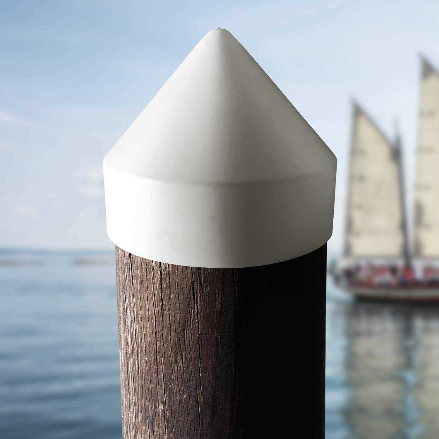 USAMade Marine Dock Piling Cone Piling Cap 100% Polyethylene Material - Image 5