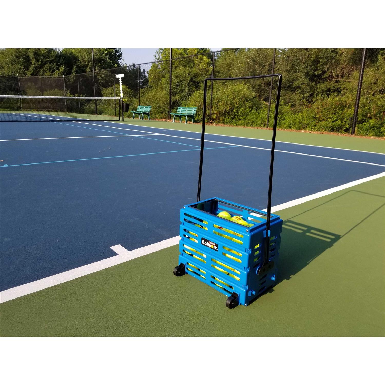 Tourna Ballport Deluxe Tennis Ball Pickup with Wheels - Image 3