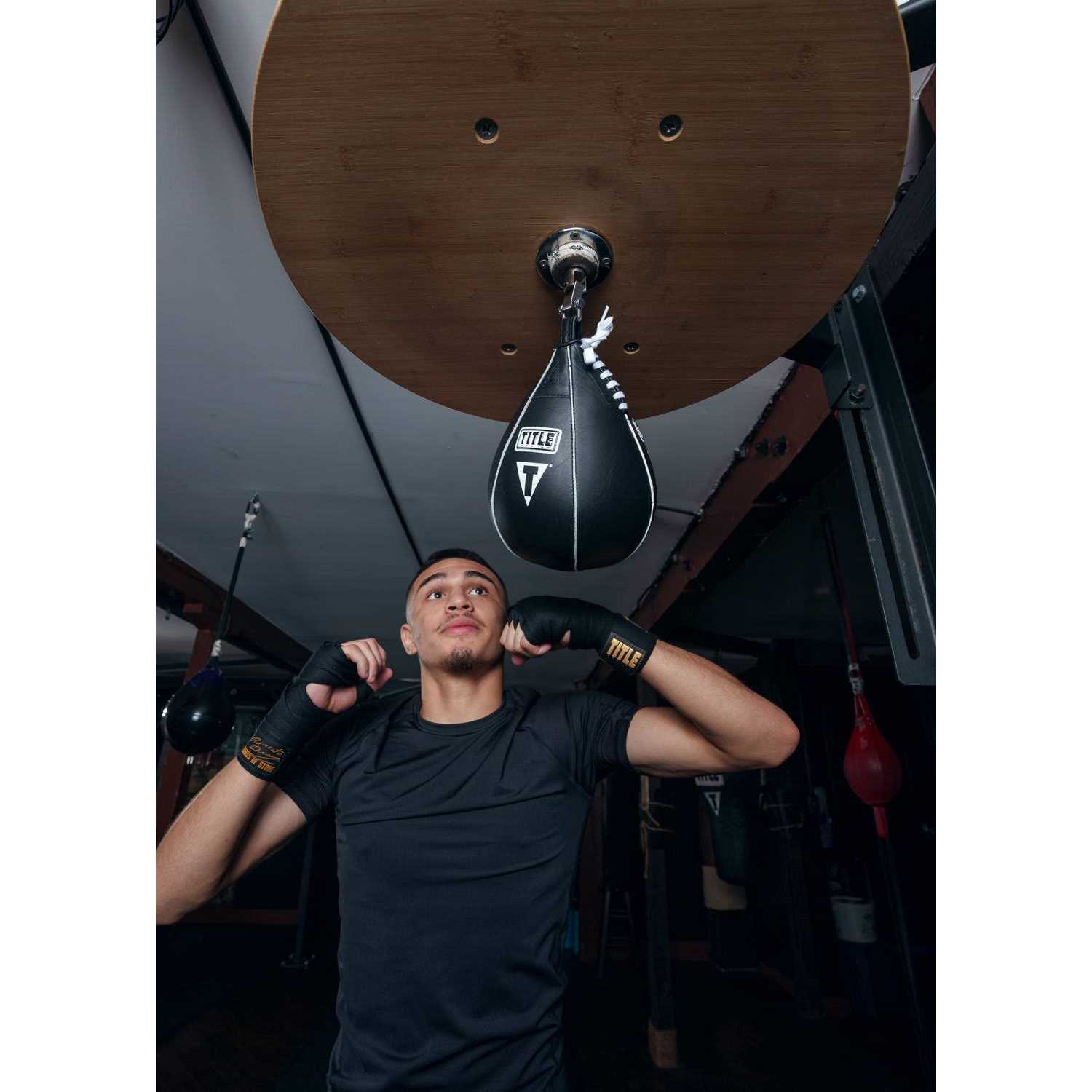 Title Boxing Leather Speed Bag - Image 5