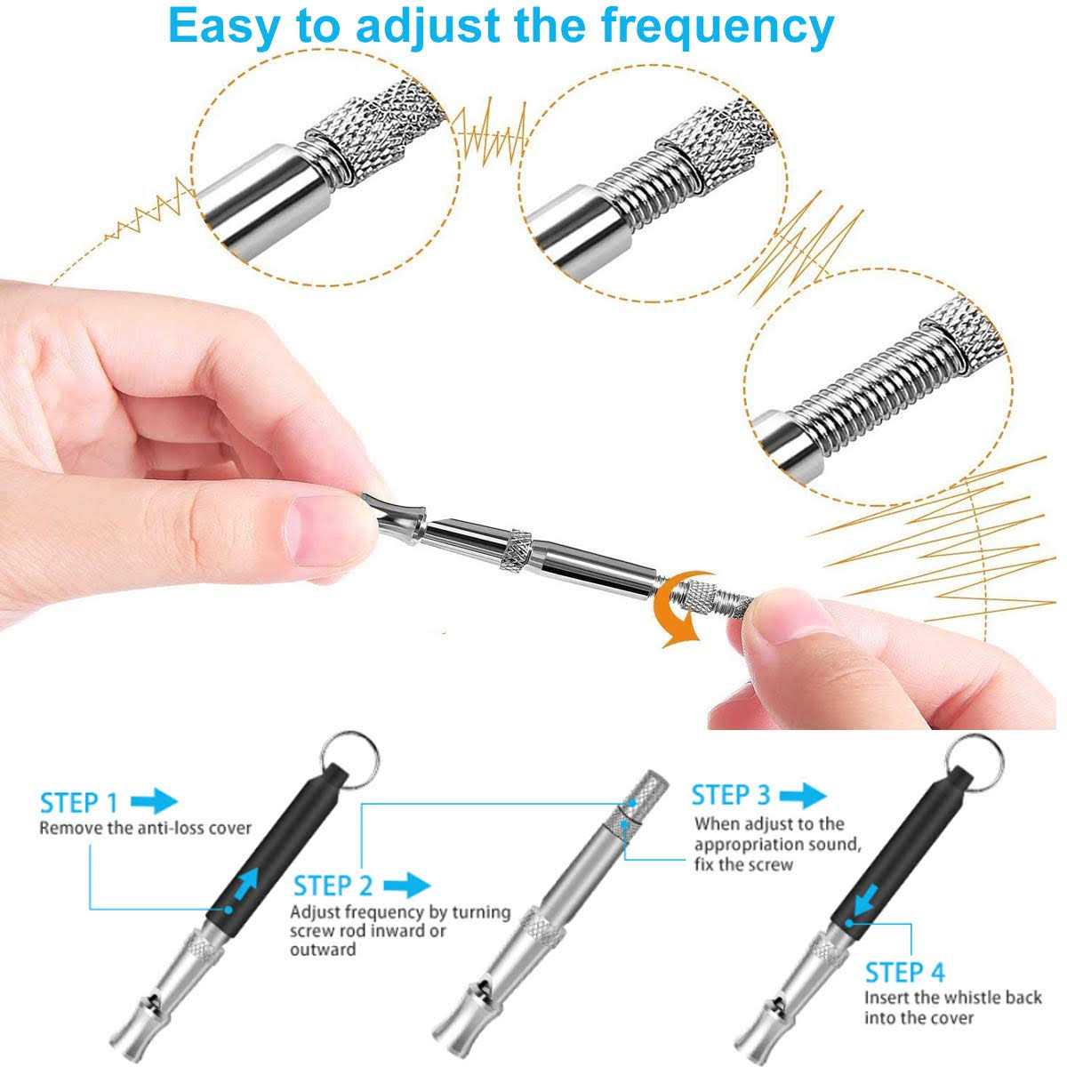 Alternative view of NORNAMENT 2Pack Dog Whistle Dog Whistle to Stop Barking Neighbors Dog